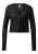 QS Gebreid vest  zwart
