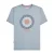 Lambretta Heren SS25 Geometrisch T-shirt (Schemerig blauw)