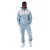 Sweatshirt zip-up met capuchon en tweedelige stof Project X Paris Nid D’Abeille
