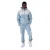 Sweatshirt zip-up met capuchon en tweedelige stof Project X Paris Nid D’Abeille