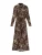 AllSaints Jurk ‘Mina’  bruin / cappuccino / zwart