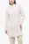 Blouse van biologisch katoenmix met plooi aan de voorkant in beige, wit