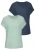 VIVANCE Shirt  navy / mintgroen