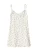 Bershka Zomerjurk  royal blue/koningsblauw / groen / offwhite