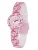 Hip Hop Horloge ‘Kids Fun’  rosa / framboos / wit