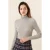 Gestructureerde Turtleneck Aansluitende Trui