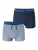 SCHIESSER Zwemshorts ‘ Ocean Swim ‘  blauw / nachtblauw / wit