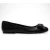 Windsor Smith Zwarte Leren Platte Schoenen Met Strik – Bunny