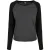 Urban Classics Dames contrast raglan t-shirt met lange mouwen