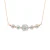 Crystal Necklace Preciosa White Silver 925