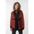 EsQualo Cardigan 3d Knit Black / Red