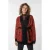 EsQualo Cardigan 3d Knit Black / Red