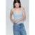 Mango top met glitters – lichtblauw