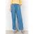 Soyaconcept wide leg high waist casual broek blauw