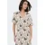 Jacqueline de Yong Jurk Jdygaby Life S/s Belt Dress Wvn 15370081 Sandshell/35-02-26 Black Palm Dames
