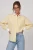 TRENDYOLMİLLA Dames Geel Geruit Lang Relaxed fit Overhemden
