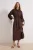 Trendyol Modest Dames Bruin Effen Maxi Lang Casual Blousejurk Modest Jurken