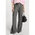 Morgan wide leg regular waist pantalon grijs