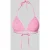 Jake*s Casual Bikinibovenstuk met Vichy-ruit en vetersluiting