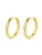 Hey Happiness Oorbellen ‘Urban Hoop’  goud