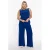 YOEK high waist broek donkerblauw