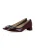 EVITA Pumps ‘SABRINA’  bordeaux / zwart