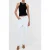 French Connection Loren Twill Barrel Leg Denim Arctic White