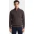 R2 Amsterdam Pullover heren Bruin Structured half zip 134.ZIP.001/042