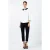 Zwarte broek met zakdetail