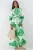 Paisleyprint Maxi-jurk met riem en overhemdkraag