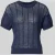 Vero Moda relaxed fit gebreid shirt van katoenmix model ‘LUX LIGHT’