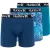 Hurley 3pk Mens Regrind Fashion Boxer Blue