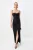 TRENDYOLMİLLA Dames Zwart Effen Maxi Mouwloos Recht Avond & Gala Jurk