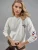Modal Touch Ronde Hals Borduur Sweatshirt
