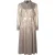 PINKO Grullo Abito Georgette Laminat Light Sand