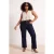 Trendyol Curve Dames Blauw Effen Flared Hoge taille Grote maten Jeans