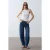 Geribbelde Katoenen Halterblouse