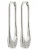 Pilgrim Oorbellen ‘ Instant ‘  zilver / transparant