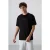Oversized Logo Patch Crew Neck T-shirt