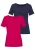 LASCANA Shirt  navy / rood
