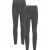 Mountain Warehouse Dames/Dames Fleece Gevoerde Thermische Legging (Set van 2) (Houtskool)