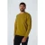 No Excess Sweater Crewneck Double Layer Jacquard Stretch Olive