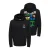 ONLY & SONS regular fit hoodie met backprint – zwart
