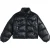 Levi’s Dames Effen Puffer Jas (Zwart Nacht)