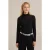 We Fashion Knitted Pullover Black