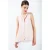 Mouwloze top met strikdetail