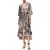 AllSaints Delana Koura Dress Shadow Grey