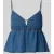 Tommy Jeans Denim blousetop van puur katoen