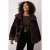 TRENDYOLMİLLA Dames Bruin Effen Lang Regular fit Grote maten Jassen