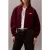Calvin Klein Oversized Scuba Bomber Jacket Deep Rouge